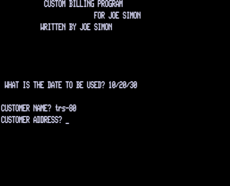 Screen shot